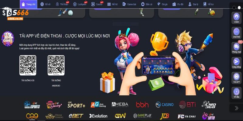 Tải App S666 - Khám Phá Tiện Ích Ưu Việt, Không Lo Giật Lag 1 Tải app S666 trải nghiệm dịch vụ cá cược mượt mà