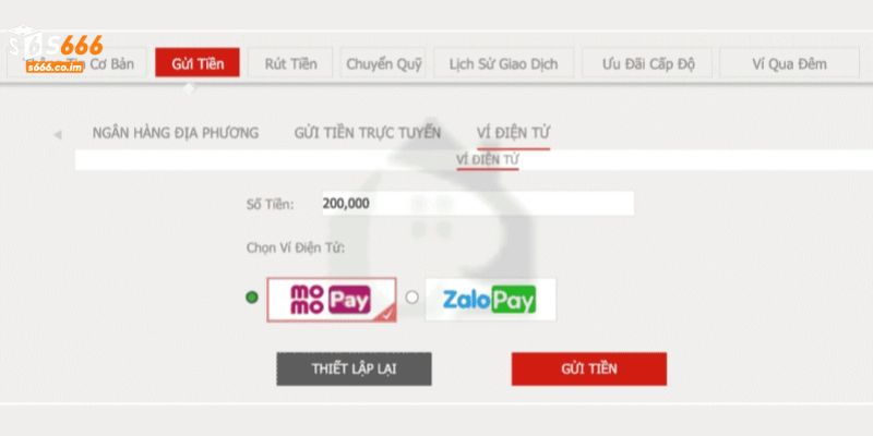 Nạp Tiền S666 - Top 3 Cách Thức Giao Dịch Hiệu Quả Nhất 2024 3 Thực hiện thanh toán gửi vốn bằng ví điện tử